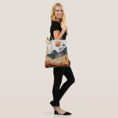 Abstrakte Erdlandschaft Tote Tasche (Am Model)