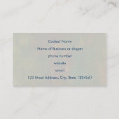 Abstrakte Erdtöne Visitenkarte (Rückseite)