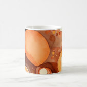 Abstrakte Erdtöne-Wasserfarbe Kaffeetasse (Mittel)