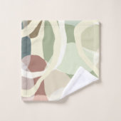 Abstrakte Erdung Badhandtuch Set (Waschlappen)