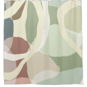 Abstrakte Erdung Duschvorhang (Vorderseite)