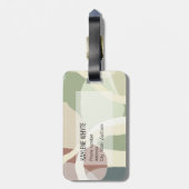 Abstrakte Erdung Gepäckanhänger (Rückseite vertikal)