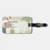 Abstrakte Erdung Gepäckanhänger (Rückseite horizontal)