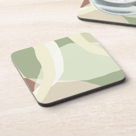 Abstrakte Erdung Getränkeuntersetzer (Linke Seite)