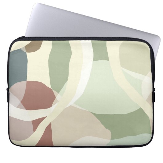 Abstrakte Erdung Laptopschutzhülle (Vorderseite)