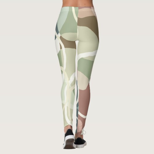 Abstrakte Erdung Leggings (Rückseite)