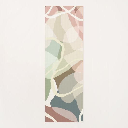 Abstrakte Erdung Yogamatte (Vorderseite)