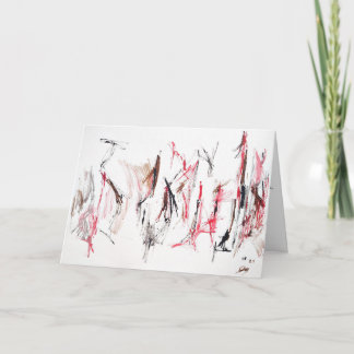 Abstrakte Ermutigungskarte "Alltägliche Liebe" Karte