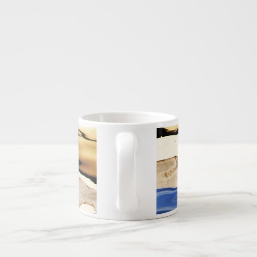 abstrakte Espressomasse Espressotasse (Rückseite)