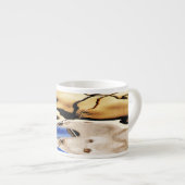 abstrakte Espressomasse Espressotasse (Vorderseite Rechts)