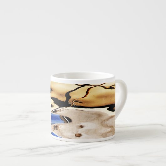 abstrakte Espressomasse Espressotasse (Vorderseite Rechts)