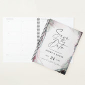 Abstrakte Ethereal Mauve Lilac Lila Hochzeitspläne Planer (Anzeige)