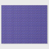 Abstrakte Ethnic Matrix - Mauve Blue Olive Geschenkpapier (Flach)