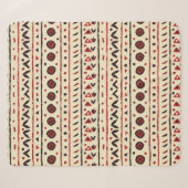 Abstrakte ethnisch nahtlose Muster Sherpadecke (Vorderseite (Horizontal))