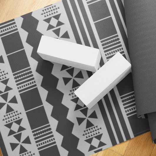 abstrakte ethnische aztec yogamatte