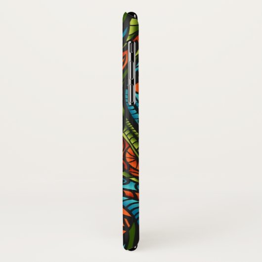 Abstrakte ethnische Tapete Case-Mate iPhone Hülle (Hinten/Links)