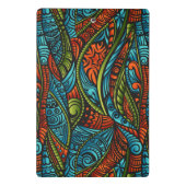 Abstrakte ethnische Tapete Mini Klemmbrett (Rückseite)