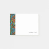 Abstrakte ethnische Tapete Post-it Klebezettel (Vorderseite)
