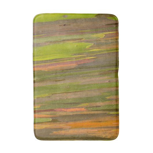 Abstrakte Eukalyptus-Rinde Badematte (Vorderseite Vertikal)