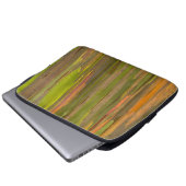 Abstrakte Eukalyptus-Rinde Laptopschutzhülle (Vorne Knopf)