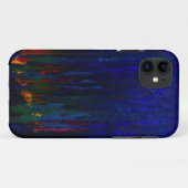 "Abstrakte Evergreens-" blauer Kasten iPhone5 Case-Mate iPhone Hülle (Rückseite (Horizontal))