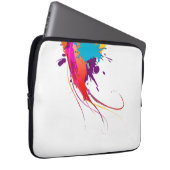 Abstrakte Exotic Butterfly Paint Spritzer Laptopschutzhülle (Vorne Rechts)
