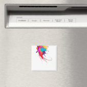 Abstrakte Exotic Butterfly Paint Spritzer Magnet (In Situ (Geschirrspüler))