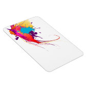 Abstrakte Exotic Butterfly Paint Spritzer Magnet (Rechte Seite)