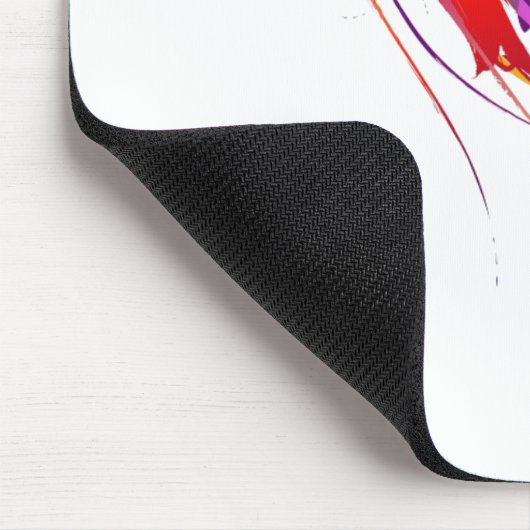 Abstrakte Exotic Butterfly Paint Spritzer Mousepad (Ecke)