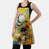 Abstrakte Explosion lebendiger Farben und Dynamik Schürze (InSitu)