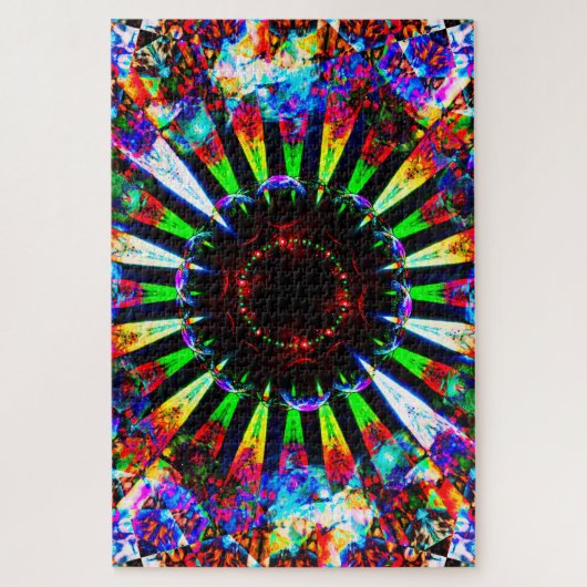 Abstrakte Explosion Puzzle (Vertikal)