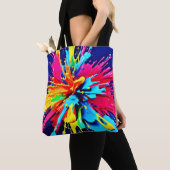 Abstrakte Explosion von Farbe und Farbe Tasche (Von Nahem)