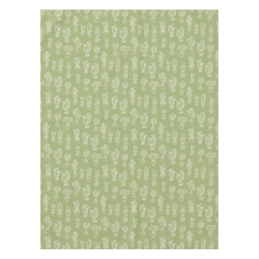 Abstrakte Expressionismus-Kaktus-Linie Tischdecke (Vorderseite)