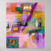 Abstrakte expressionistische Kunst - Intuitive Mal Poster (Vorne)