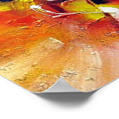 Abstrakte expressionistische Kunstmalerei Poster (Ecke)