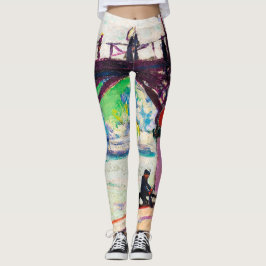 Abstrakte expressionistische Malerei für trendige Leggings