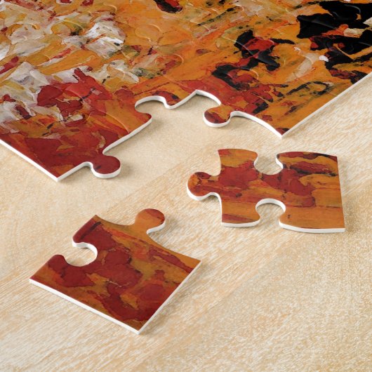 Abstrakte expressionistische Malerei Puzzle (Seite)