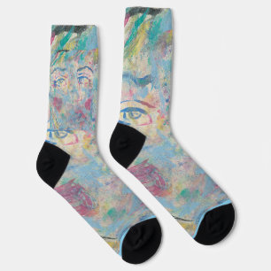 Abstrakte "Extravagante" Crew Socken