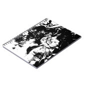 Abstrakte Faces Incidental Art Notebook Notizblock (Linke Seite)