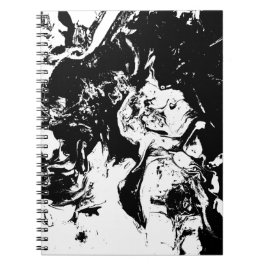 Abstrakte Faces Incidental Art Notebook Notizblock