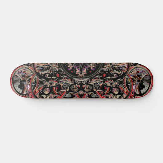Abstrakte Fahrräder Skateboard (Horizontal)