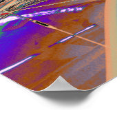 Abstrakte Fahrräder (Tour of Britain 2010) Poster (Ecke)