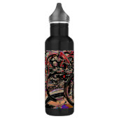 Abstrakte Fahrradflasche Trinkflasche (Links)