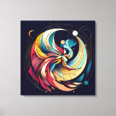 Abstrakte Fairy Art Stretched Leinwand (Vorderseite)