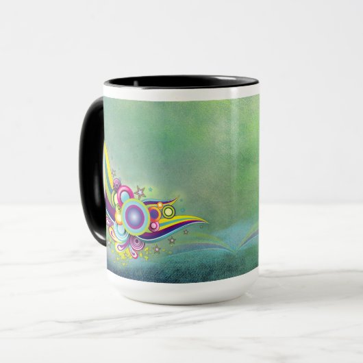 Abstrakte Fantasie Tasse (Vorderseite Links)