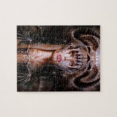 Abstrakte Fantasie-Teufel-Tochter Reborn Puzzle (Horizontal)