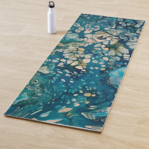 Abstrakte Fantasie unter Wasser Yogamatte
