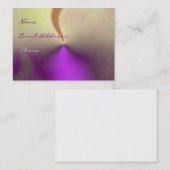 Abstrakte Fantasie-Visitenkarten Visitenkarte (Vorne/Hinten)