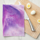 Abstrakte Fantasy-Blume Aquarell Geschirrtuch (Viertel Falte)