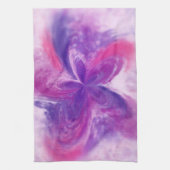 Abstrakte Fantasy-Blume Aquarell Geschirrtuch (Vertikal)